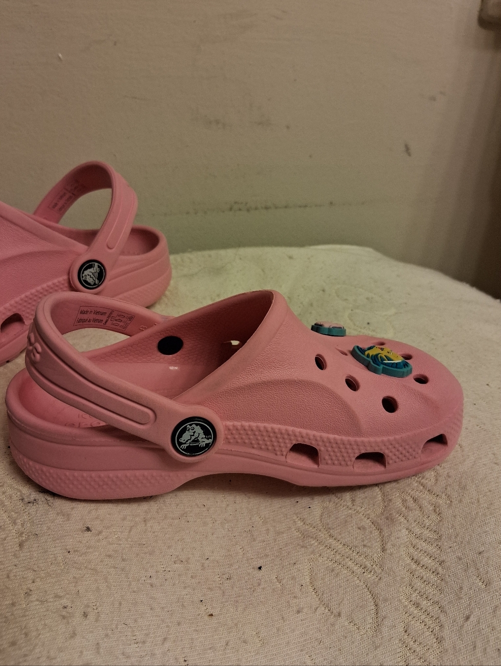 Crocs Kids' Classic Clog - Pink Size C 11 - Picture 11 of 16